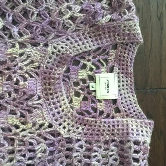 Anthropologie Augden NY Hydrangea Alpaca Sweater - Picture 2 of 4